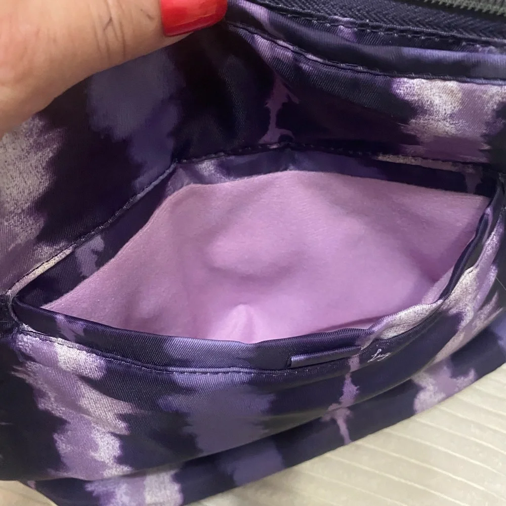 Lug Adagio Purple Tie-dye‎ Crossbody Bag Easy Care